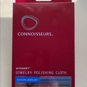 CONNOISSEURS Silver Jewelry Polishing Cloth.